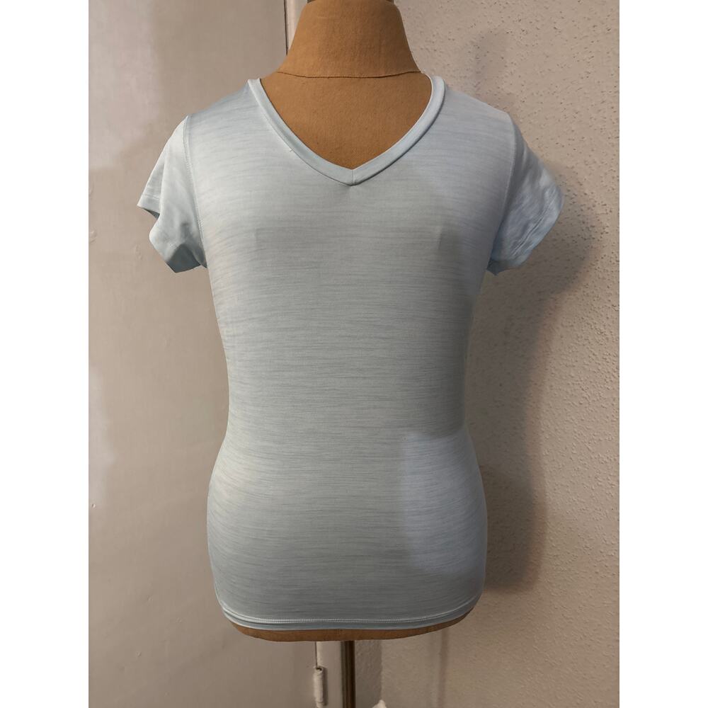Asics Sky Blue T-Shirt XS Athleisure Pastel Sportswear Activewear Casual Comfy